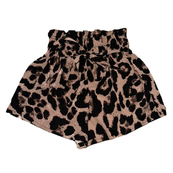 SHEIN Other - Girl’s leopard print shorts - Size 7